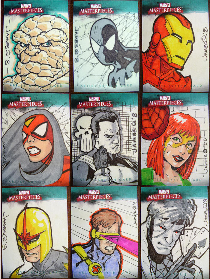 Marvel Cards Part 2 by JamesQartist on DeviantArt