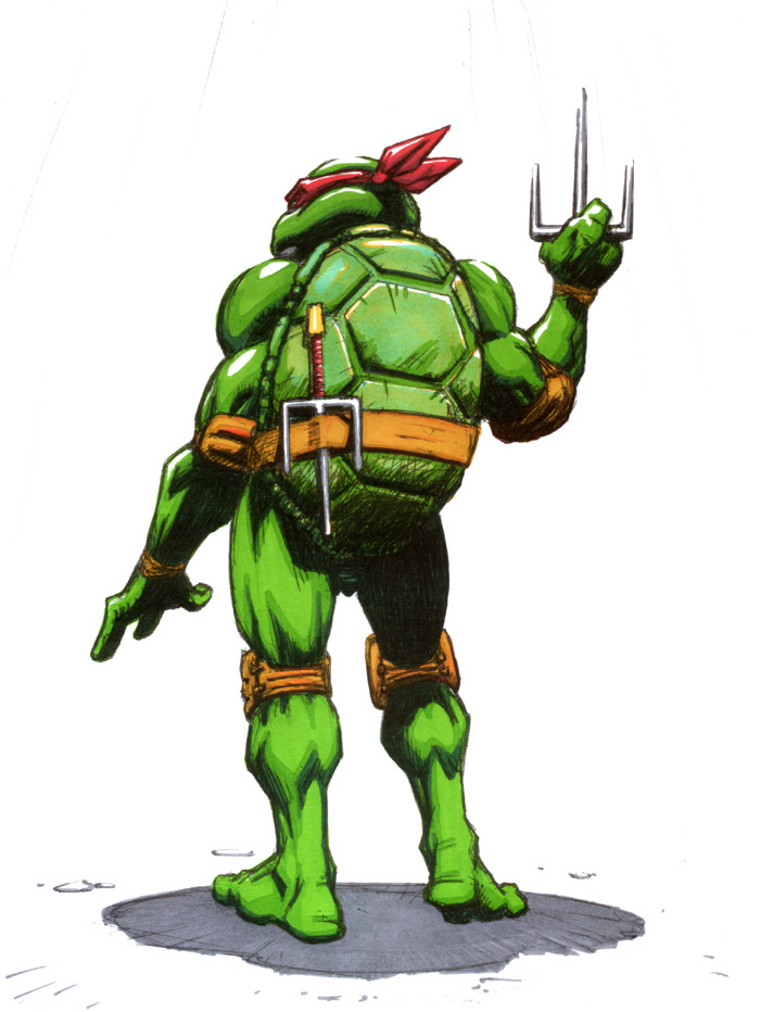Raph Colored by JamesQartist on DeviantArt