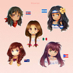 [Latin Hetalia] Some Girls