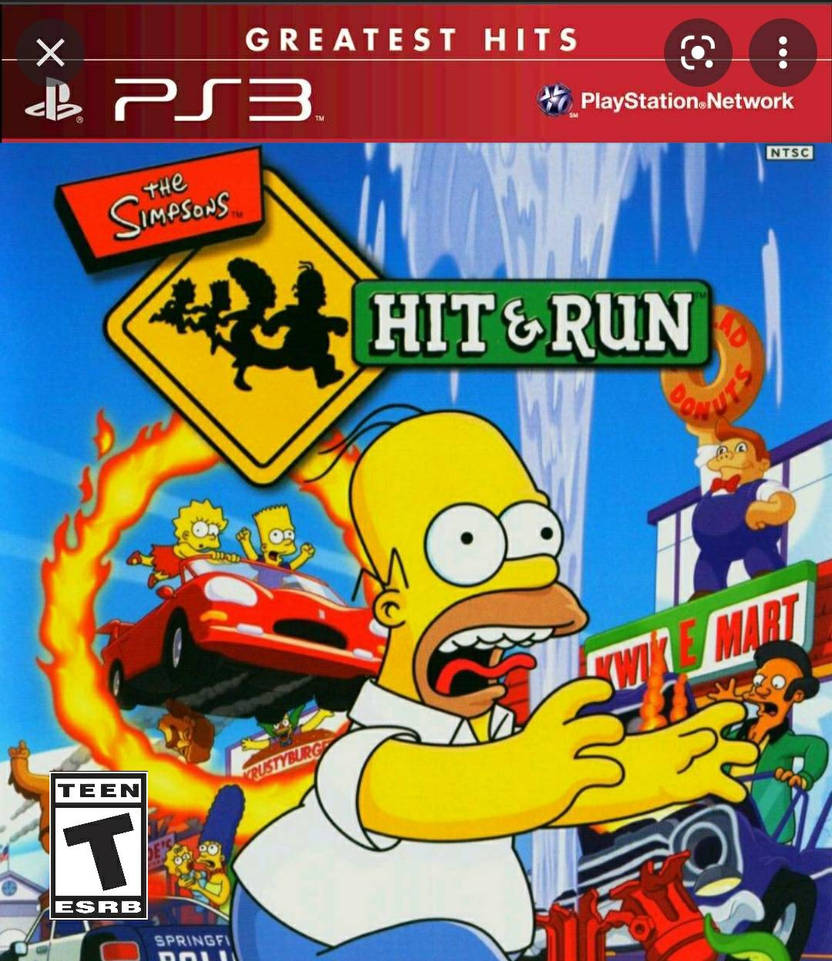 Simpsons Hit and Run on PS3 in Greatest Hits by CocoBandicoot31 on ...