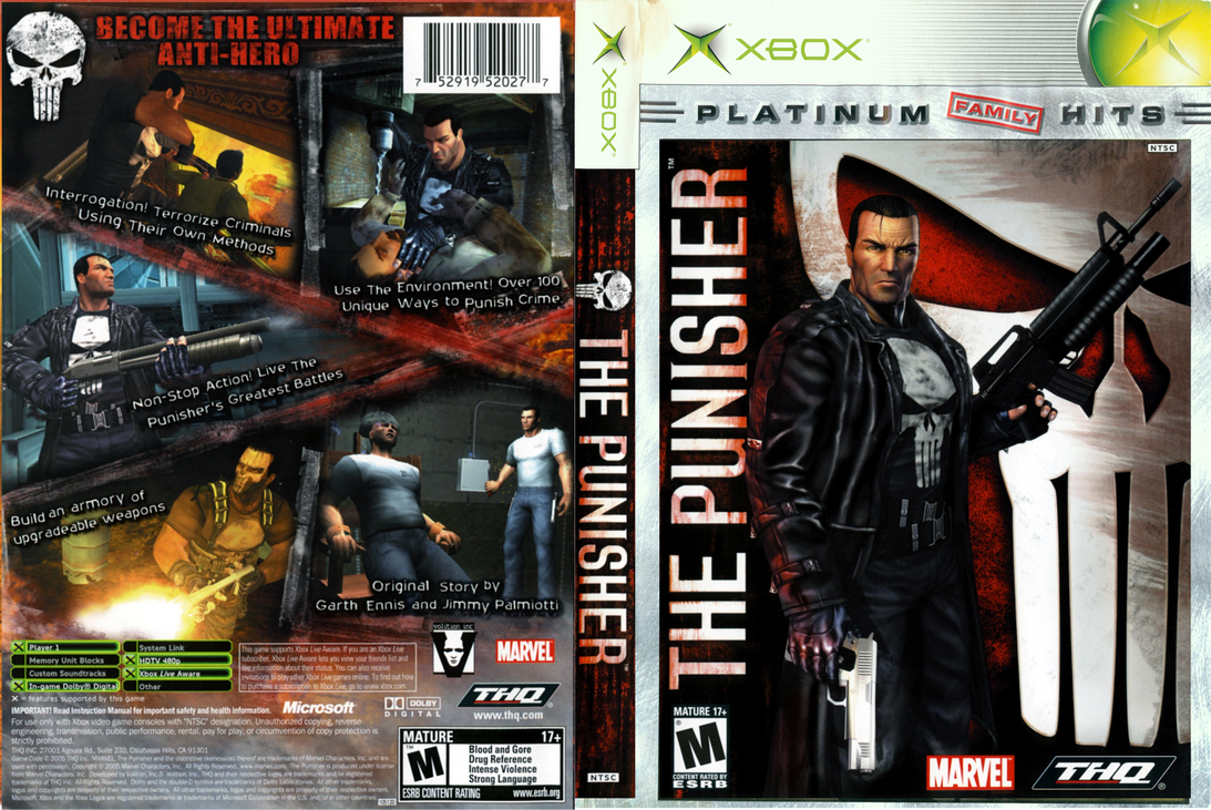 The Punisher PS2 Playstation 2 Xbox PC 2004 EB Games Ad Print Rare HTF