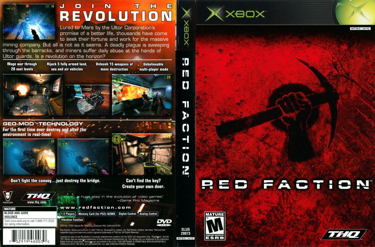 Red Faction First Red Faction 1 on Xbox by CocoBandicoot31 on DeviantArt