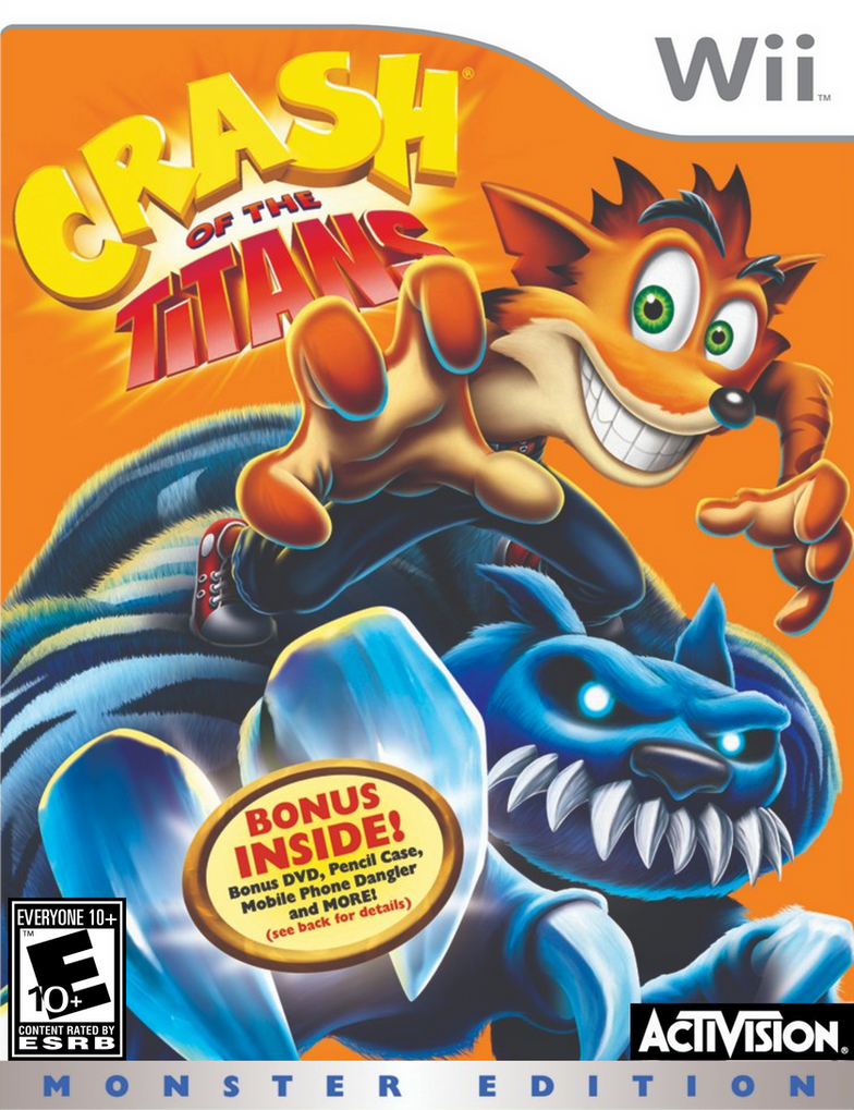 Crash Bandicoot in Wii Crash of the Titans running on Dolphin