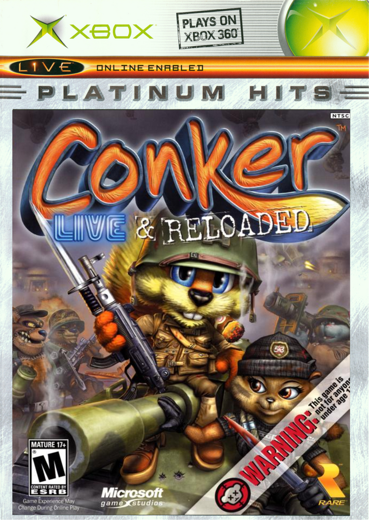 Xbox Conker Collection Conker on Xbox Platinum Hits by CocoBandicoot31 on DeviantArt