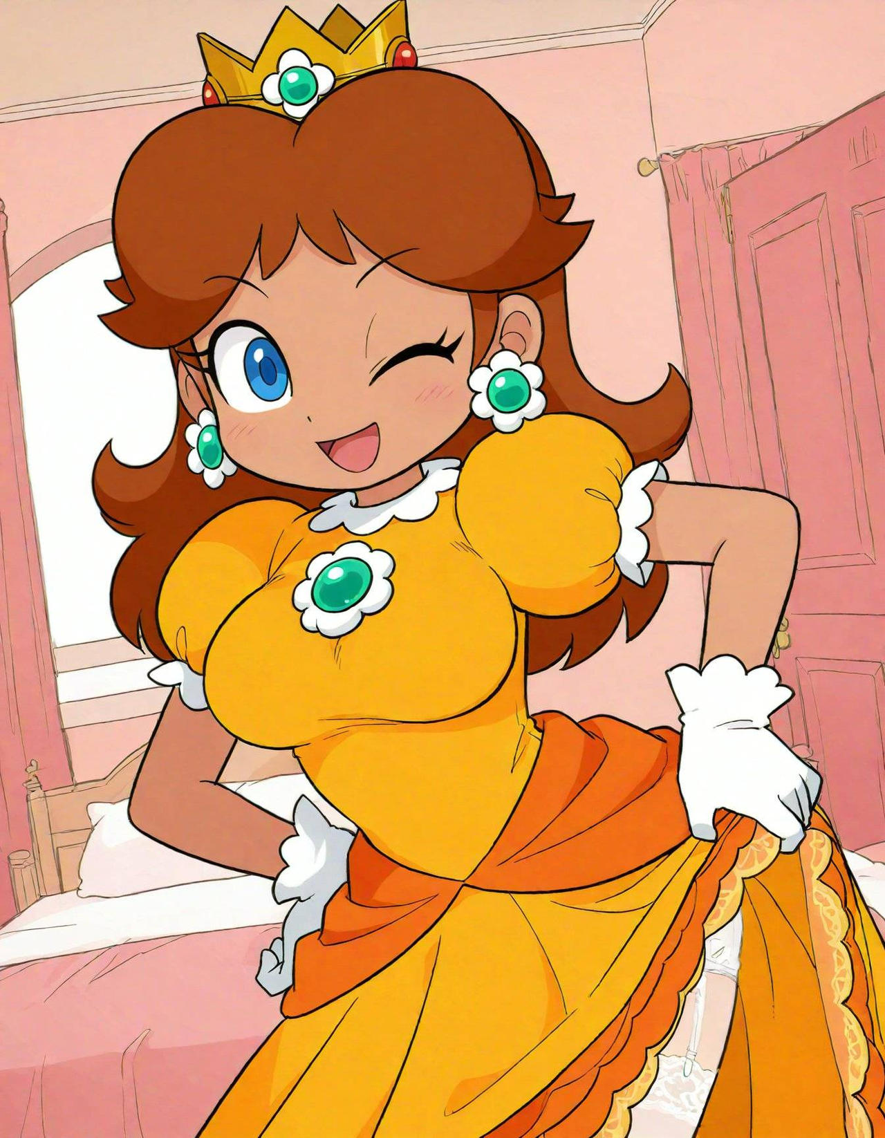 Einking Daisy Wink Daisy by CocoBandicoot31 on DeviantArt