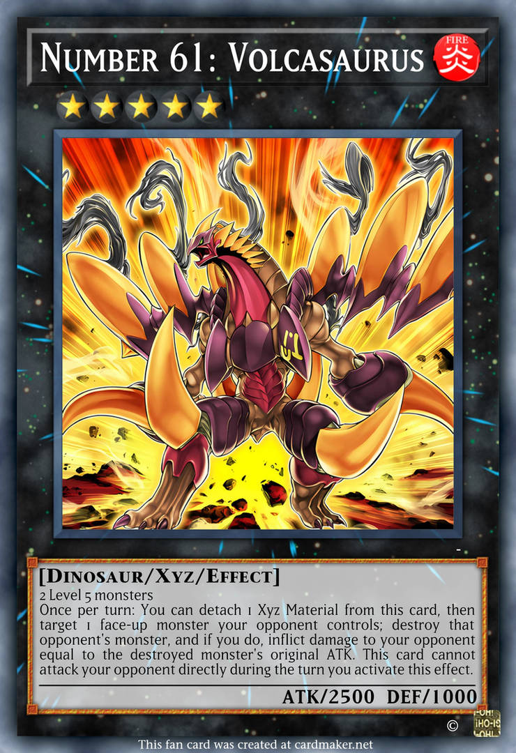 Number 61 Volcasaurus by Wiccalock8 on DeviantArt