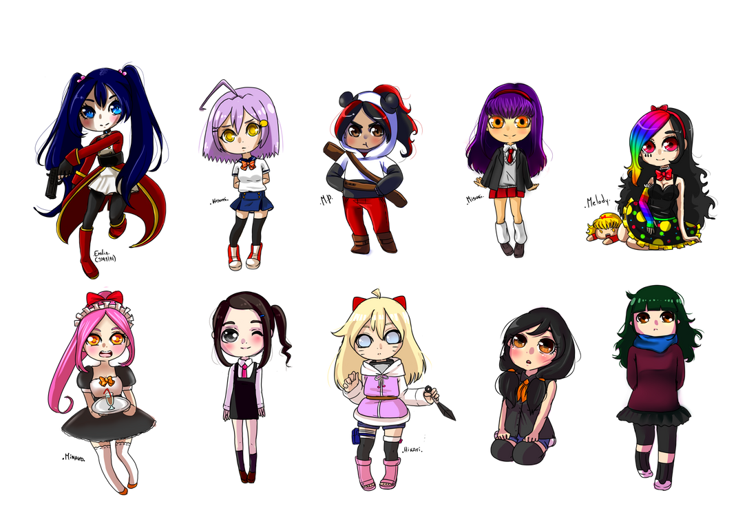 Chibi Computer Oc OC Chibi girl version by AniiYMackaFiolee on DeviantArt