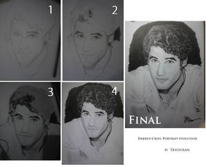 Darren Criss - Portrait evolution