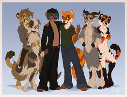 Anthro Group Picture by DolphyDolphiana