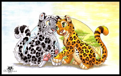 Leopard Love by DolphyDolphiana