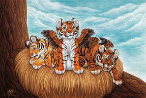Winged Tiger Cubs
