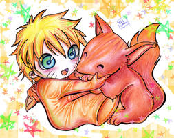 Naruto and the fox