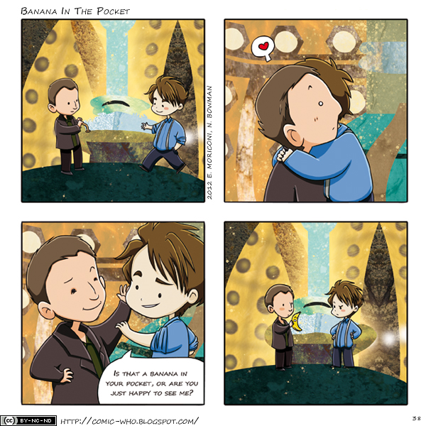 Comic Who - Banana in the Pocket by elisamoriconi