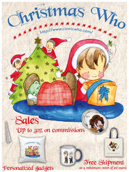 Christmas sales - Comic Who by elisamoriconi