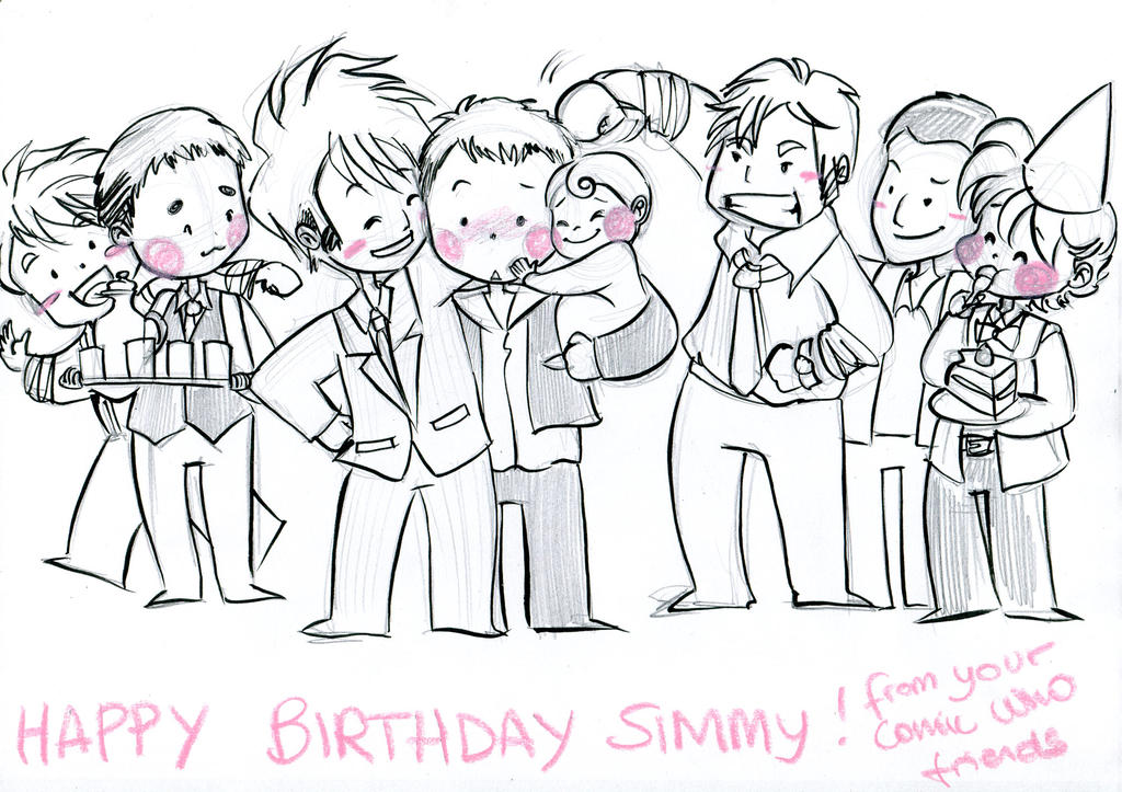 Happy birthday Simmy by elisamoriconi