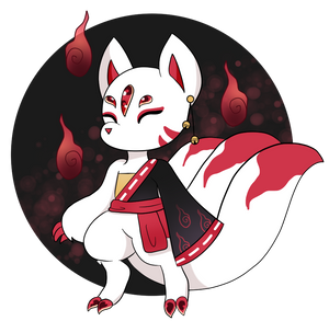 Cursed Kitsune - DTA [CLOSED]