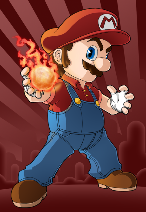 Firey Notes Mario Fire Mario by Kevichan on DeviantArt