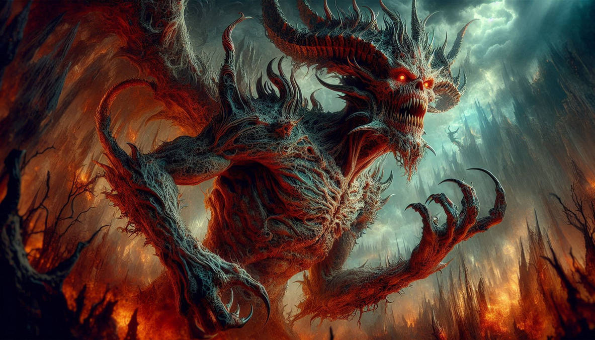 Demonic Deviantart Demonic Creature by Habiba232 on DeviantArt