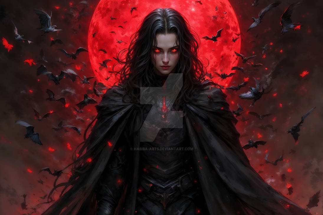 Vampire Blood Moon Python Code Vampire Under Blood Moon by Habiba-Arts on DeviantArt