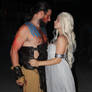 Daenerys Targaryen and Khal Drogo cosplay