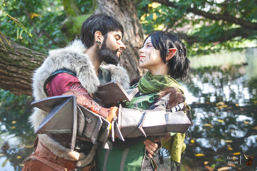 Merrill and Garret Hawke - Dragon Age 2 cosplay