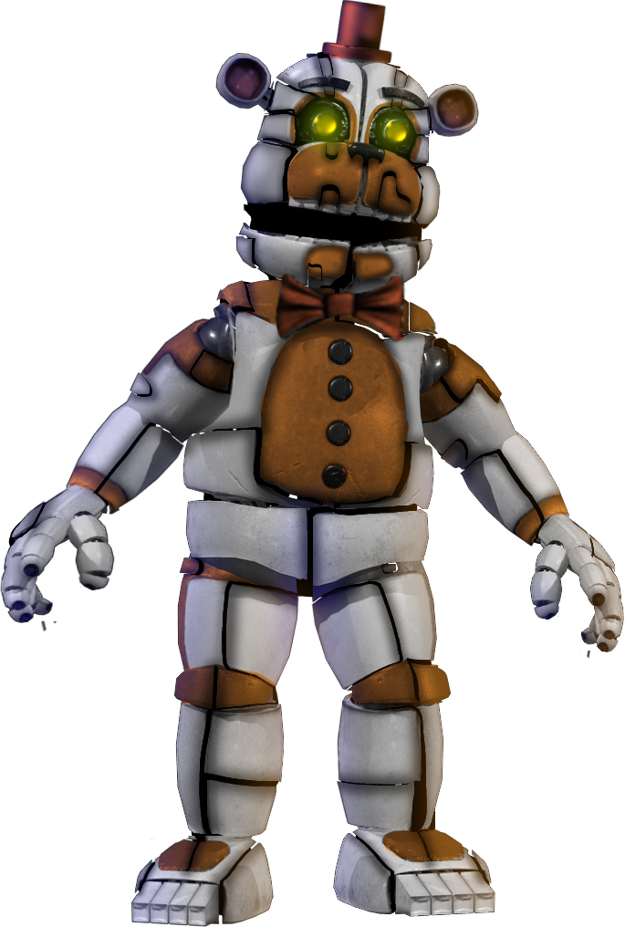 Unmolten Freddy and Molten Freddy