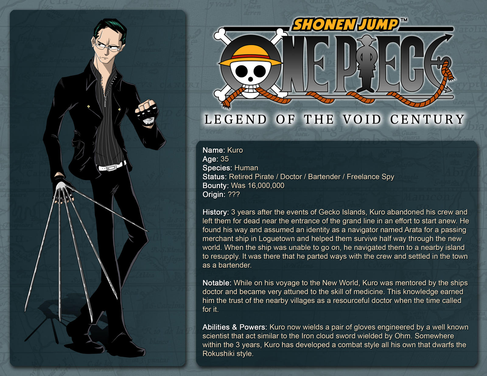 One Piece Kuro By Vonmatrix5000 On Deviantart One Piece Kuro By Vonmatrix5000 On Deviantart