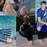 Lucas Till Barefoot Collage