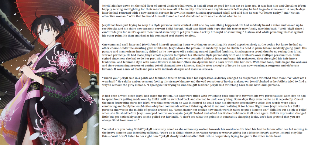 The Unworthy Master Replaced Fgo Tg By Miragesand On Deviantart