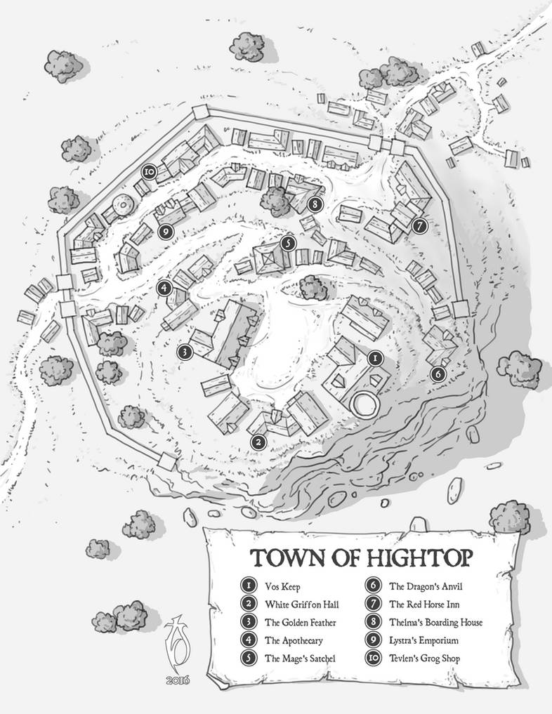 Town of Hightop by arsheesh