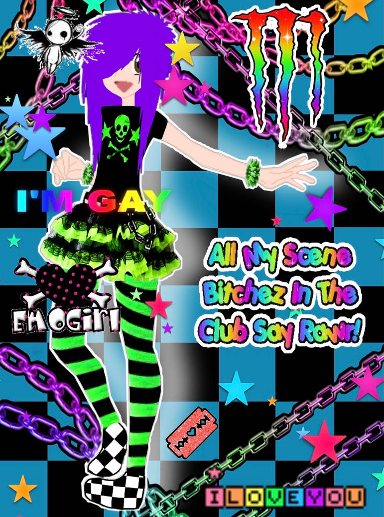 early 2000s scene queen by martinamakeseditsss on DeviantArt