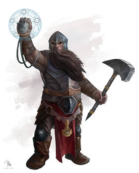 Dwarf cleric of Torag