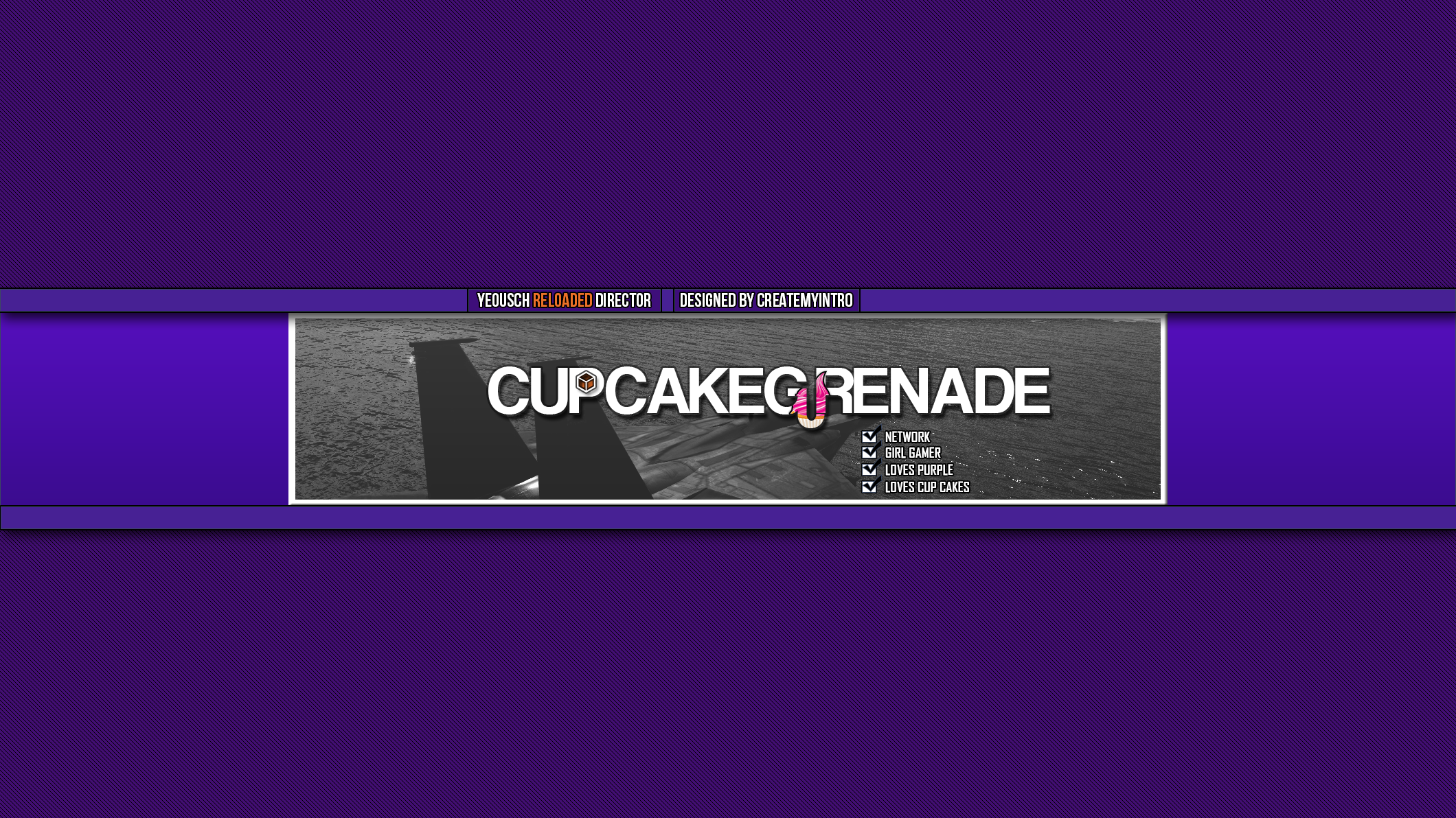 Cupcake Grenade YouTube Background (2013)