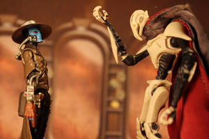 Cad Bane argues with General Grievous