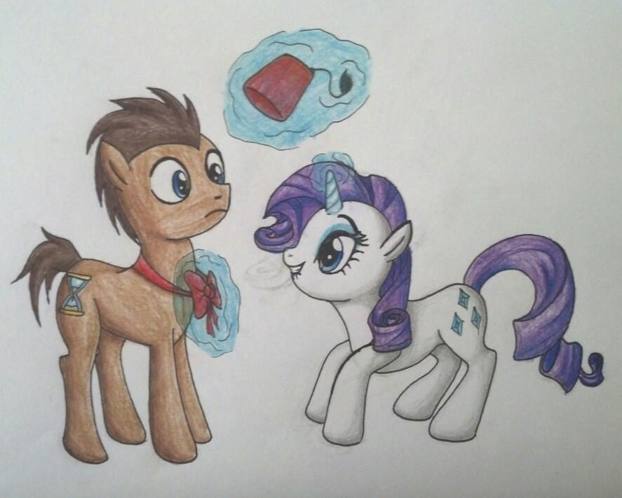 Rarity and The Doctor by AppleBlossom63 on DeviantArt