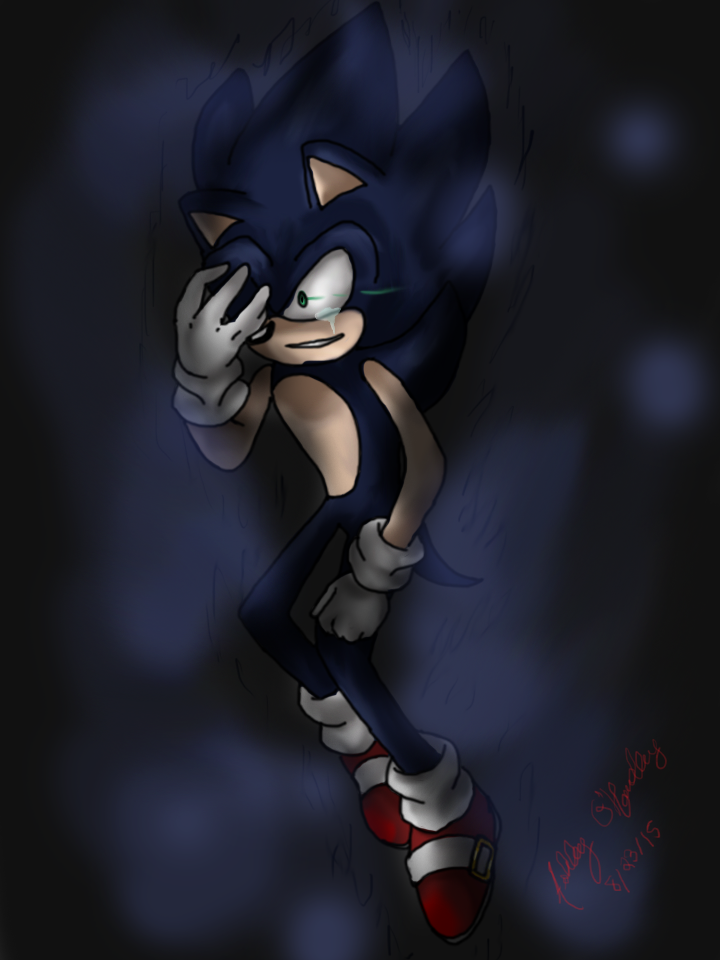 The Dark Sonic by ByGhostEduard on DeviantArt