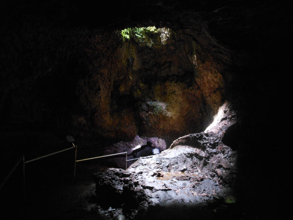 In The Hana Lava Tube