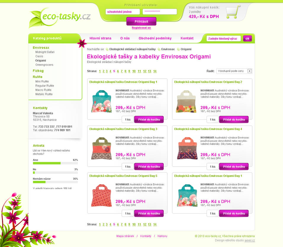 ecological bags reseller by aevel