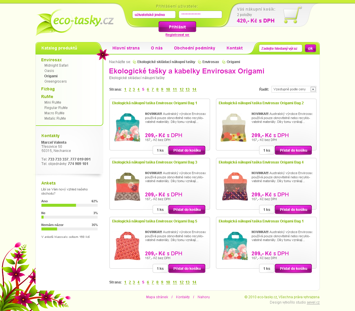 ecological bags reseller by aevel