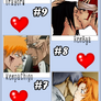 Top Ten Bleach Pairings