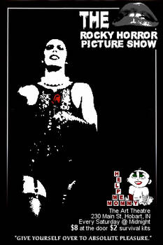 Rocky Horror Flyer [based on The Godfather poster]