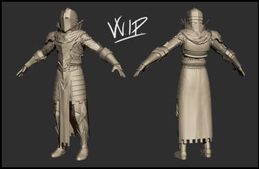 Knight zbrush wip