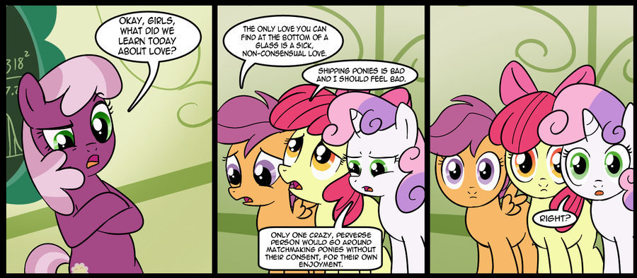 dear teacher cheerilee. today I learned... by CSImadmax