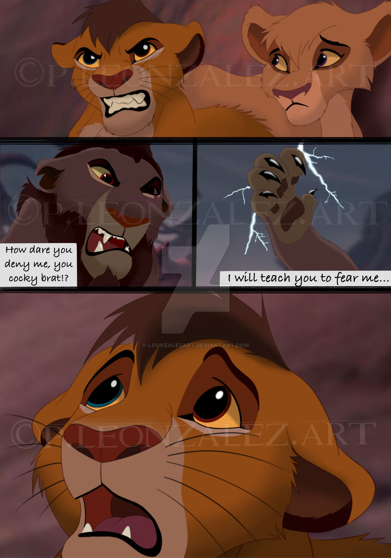 Kopa Scared Kopa s scar story part 3 by LeonzalezArt on DeviantArt