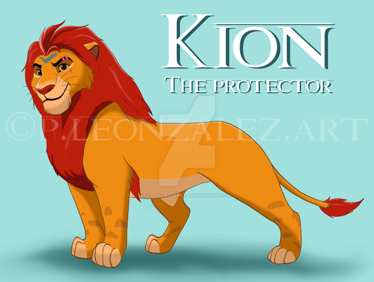 My desing of adult Kion by LeonzalezArt on DeviantArt