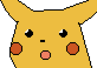 Pixilart - Surprised pikachu meme by Creativity1012