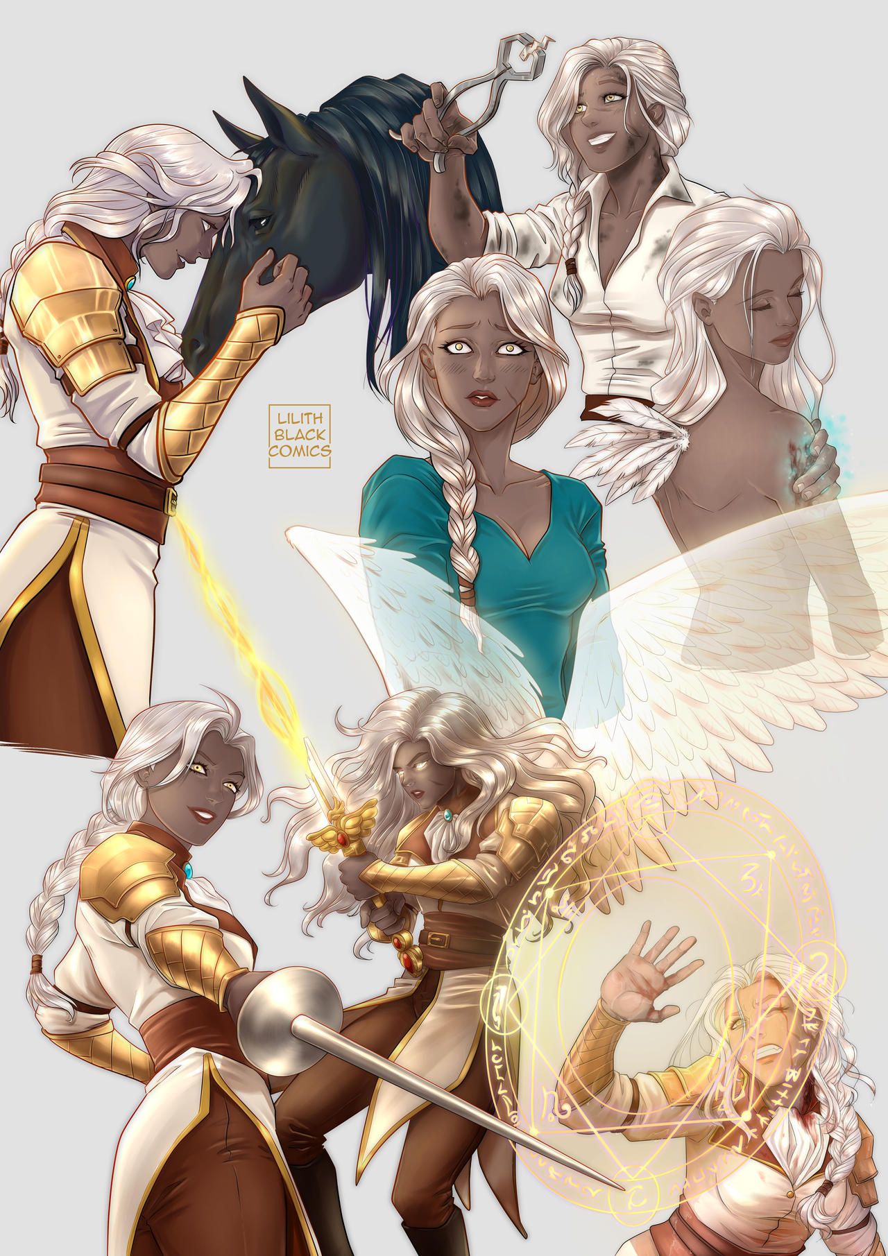 Lord Ramiel Smiling Ramiel - protector Aasimar by Lilithblack on DeviantArt