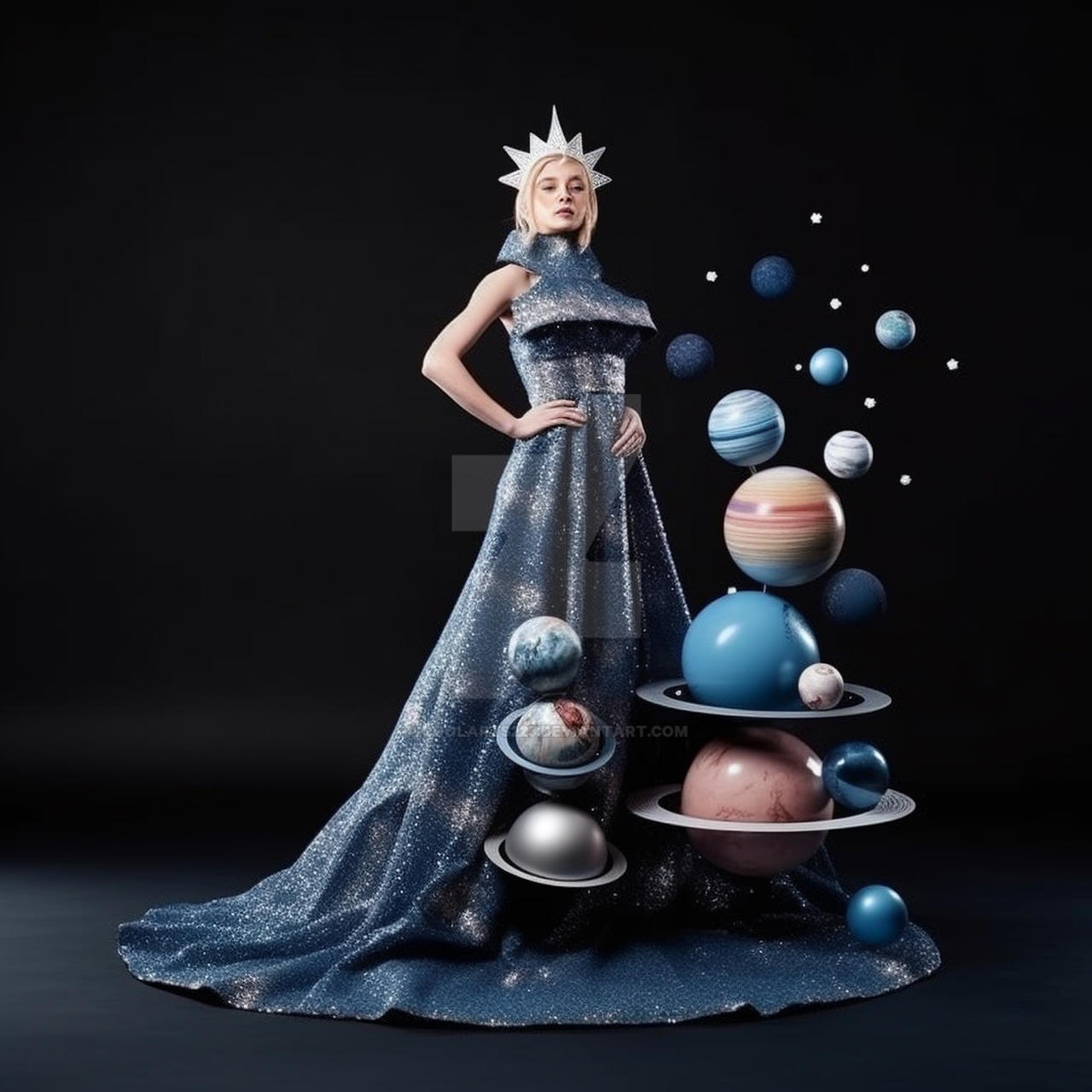 Supernova Style Dress in style of cosmic space by Coolarts223 on DeviantArt