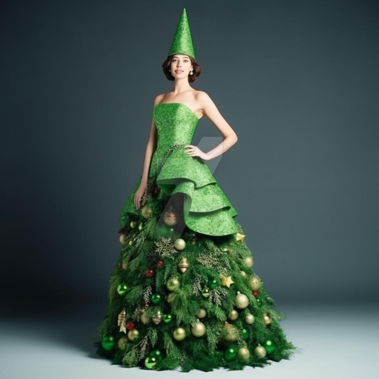 Dress in style of Christmas tree by Coolarts223 on DeviantArt Dress in style of Christmas tree by Coolarts223 on DeviantArt