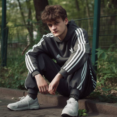 Slav wearing Adidas by Coolarts223 on